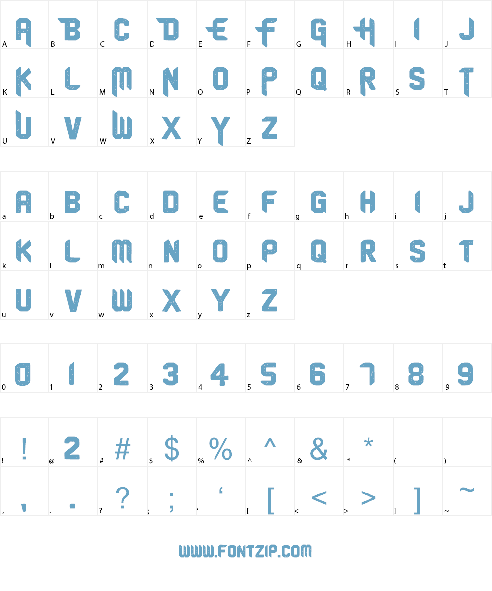 CF Old School PERSONAL USE Font Character