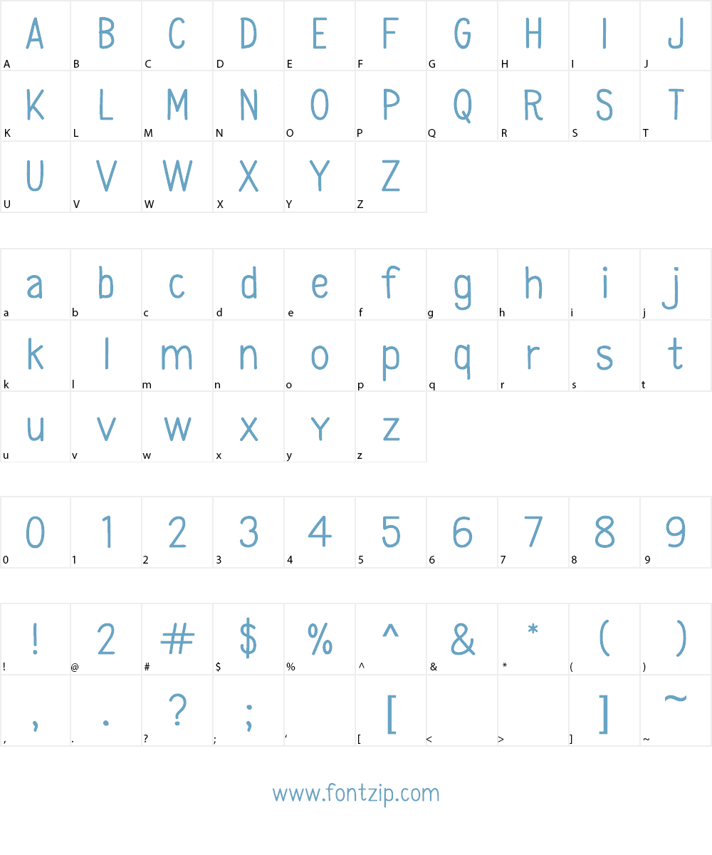 CF Second Son PERSONAL Font Character