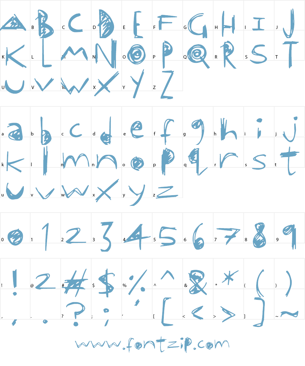 OfF-KiLtEr Font Character