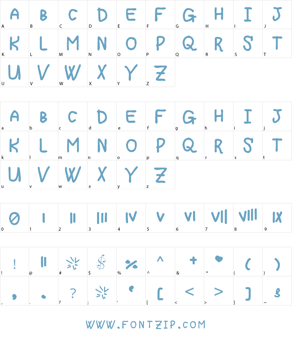 Spreadthedespair Font Character