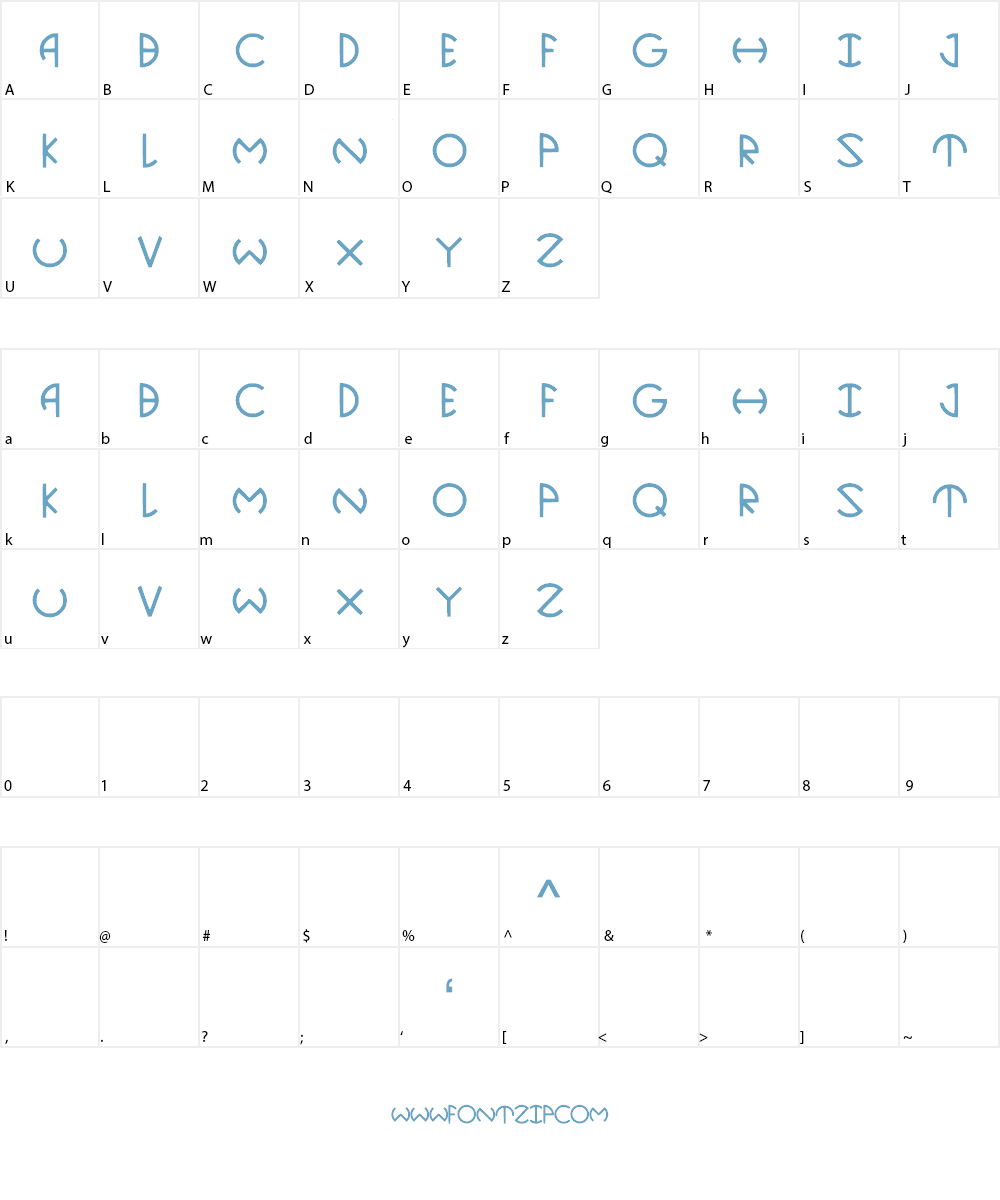 Merry_Go_Round Font Character