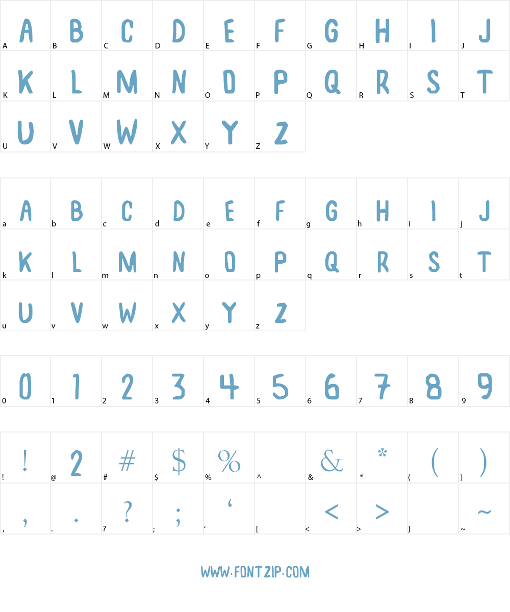 Matty Font Character