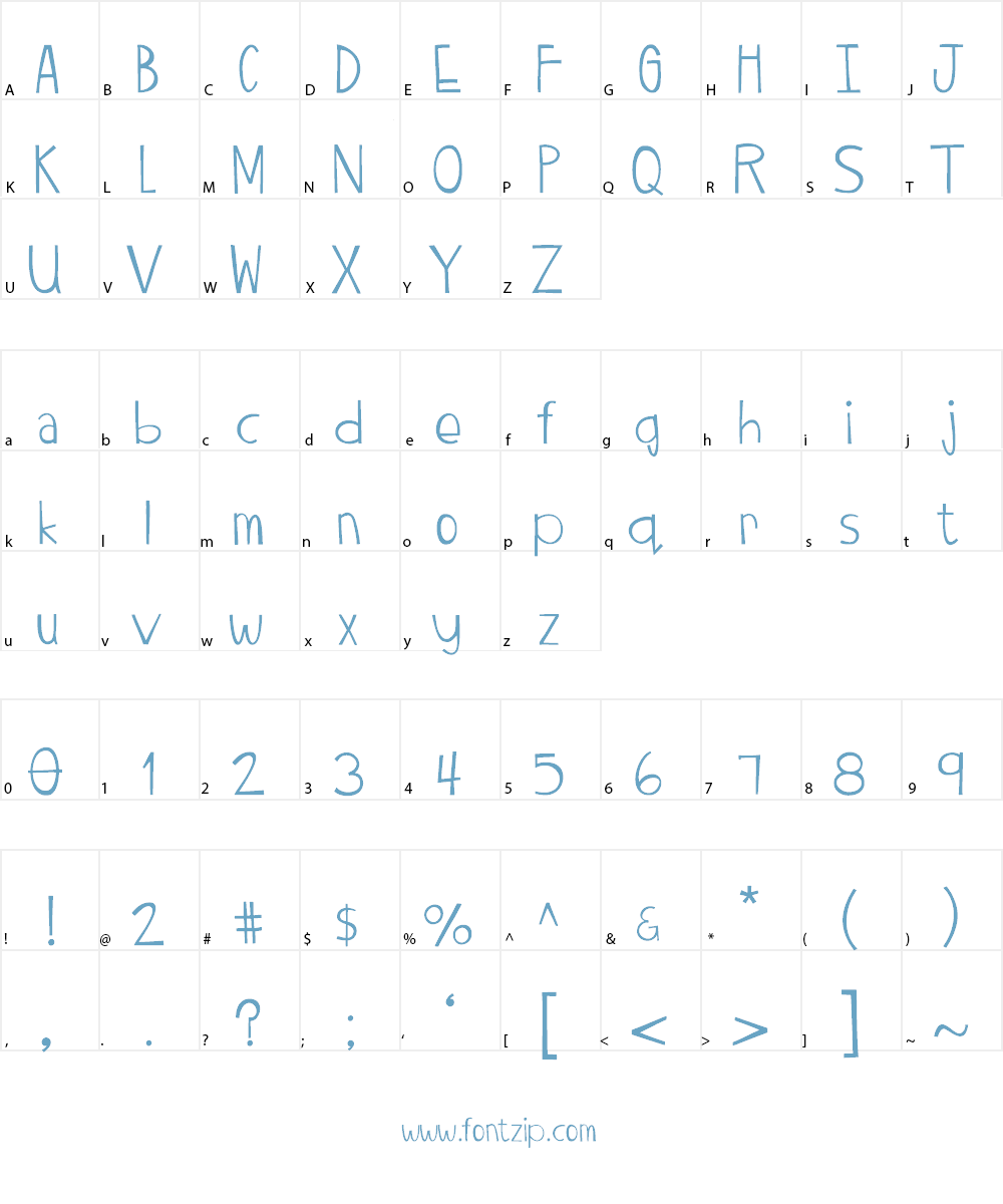 TwiggyPop Font Character