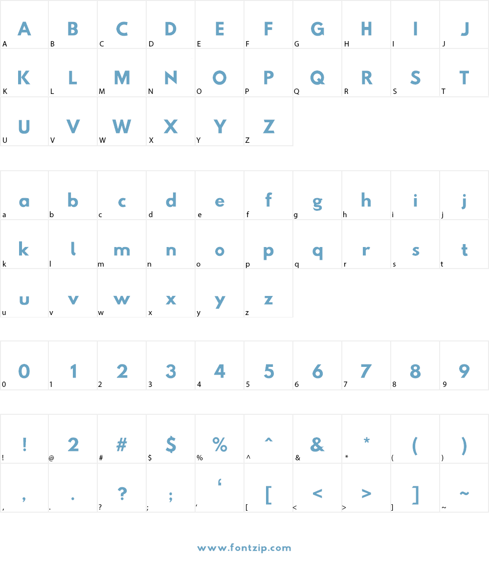 Hussar Tani Font Character