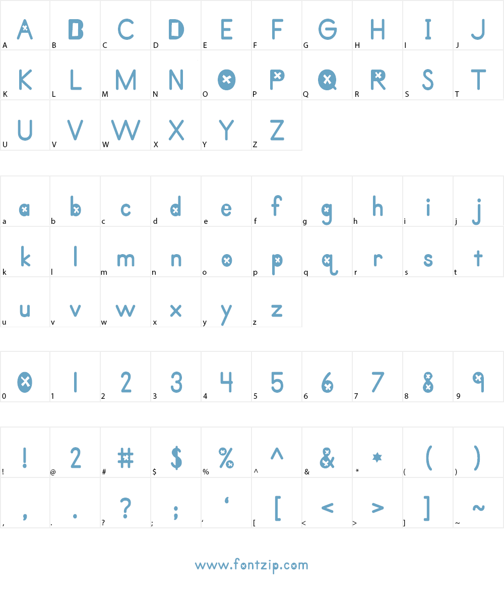 Printurgisnacht Font Character