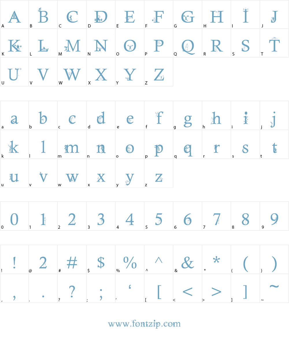 KonKhmer_S-Phanith14 Font Character