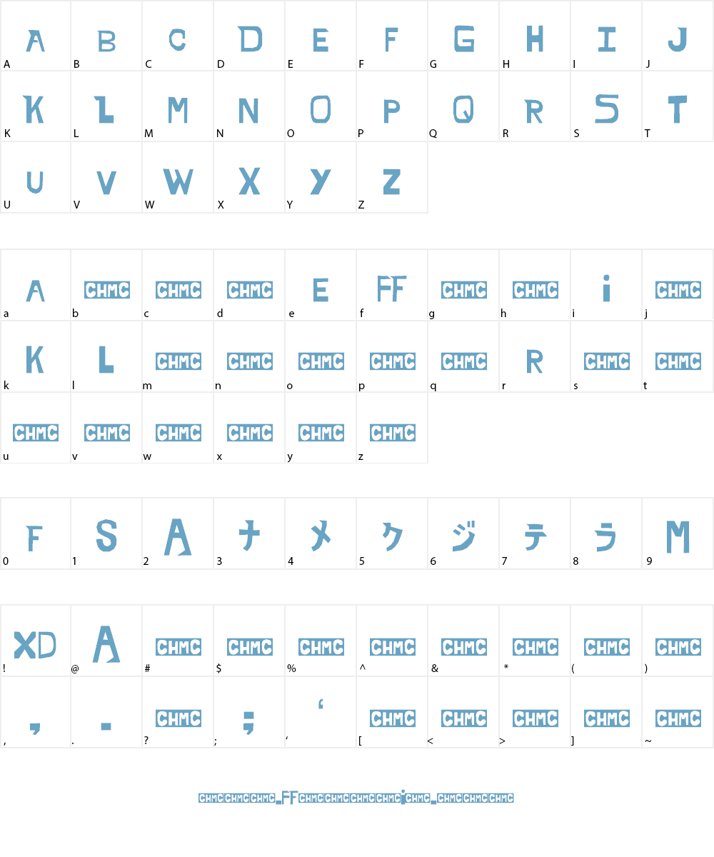 Mamukpokterra Font Character