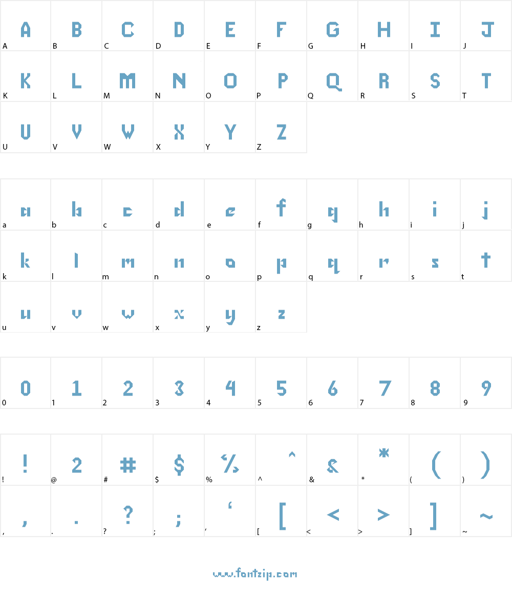Justification Font Character