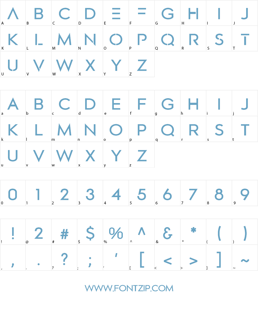 Passager Font Character