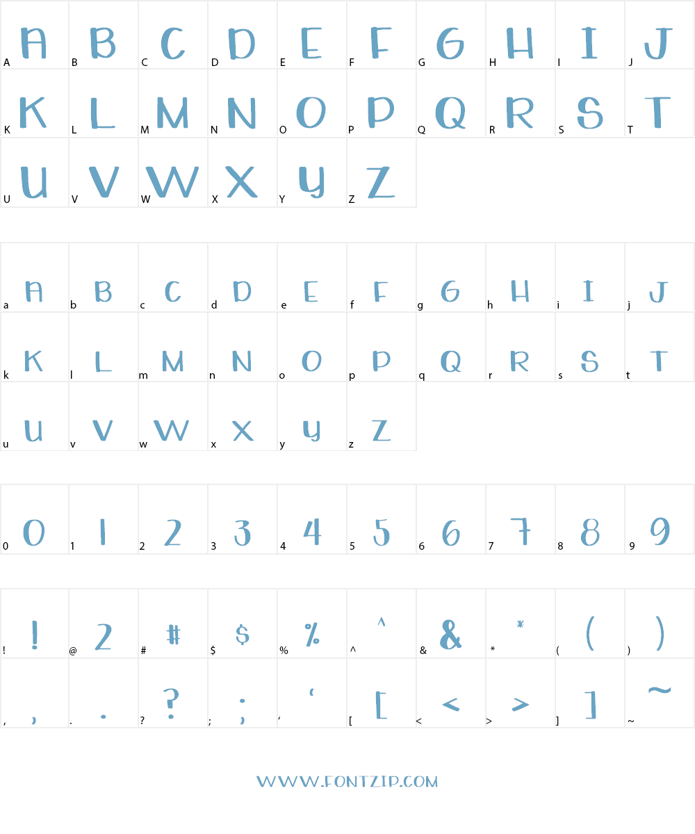 Whiteboard Font Character