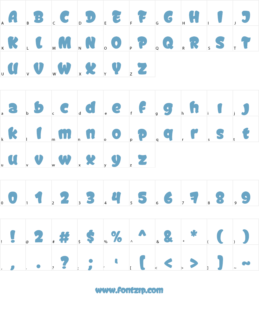 Graffismo Font Character