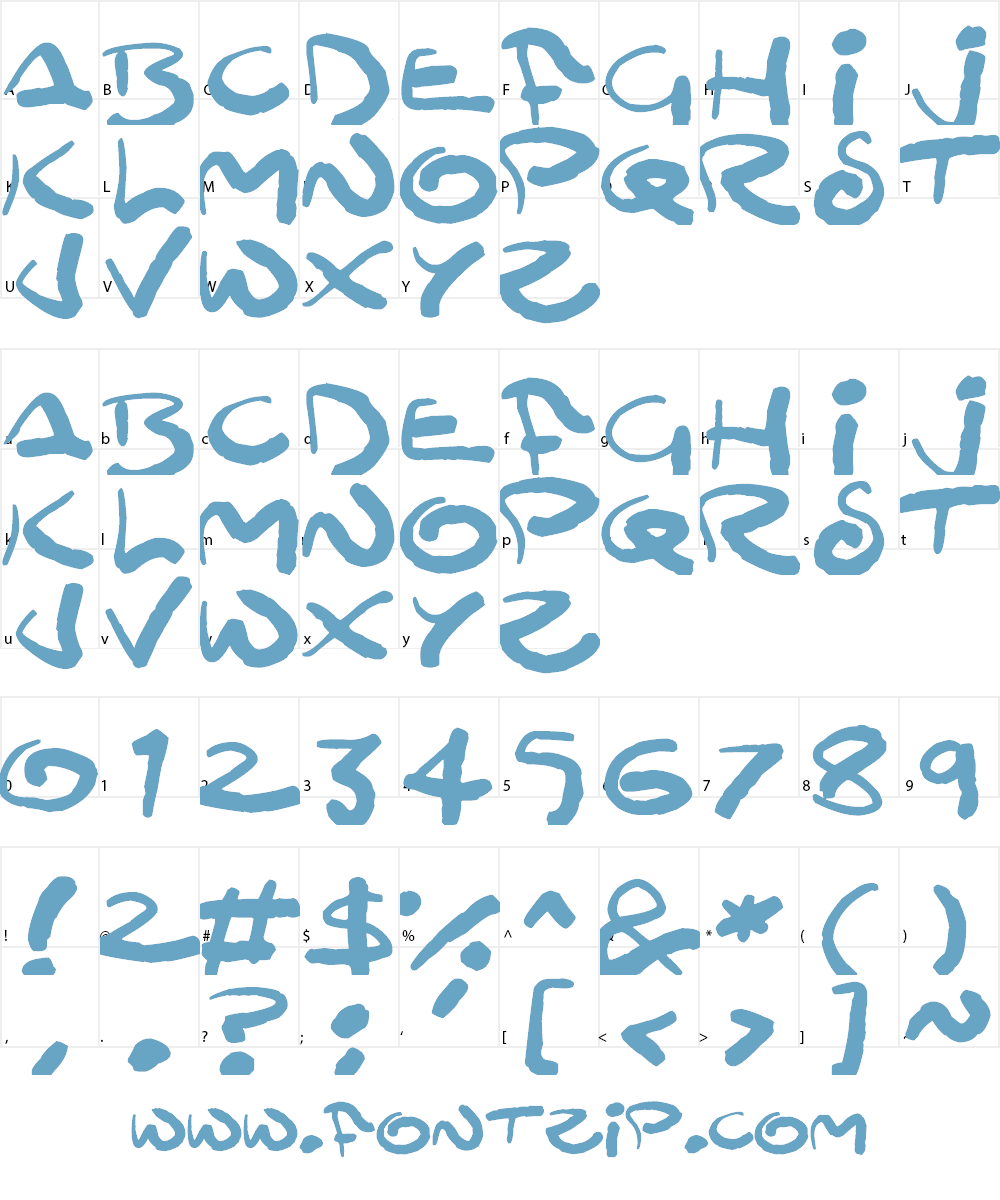 MooMoo Font Character