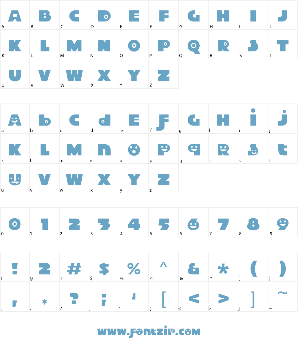 Xylitoledo Font Character