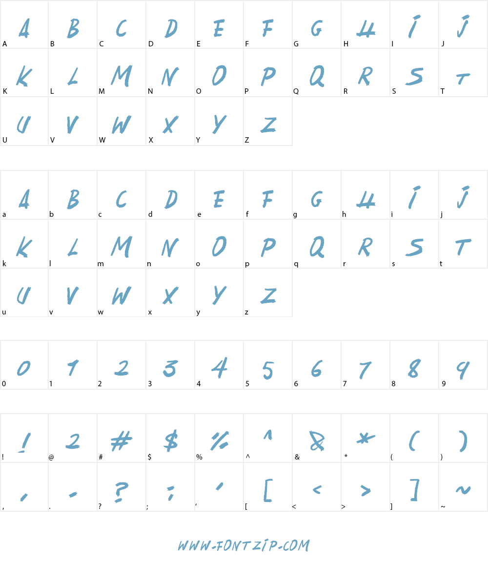 HackatTack Font Character