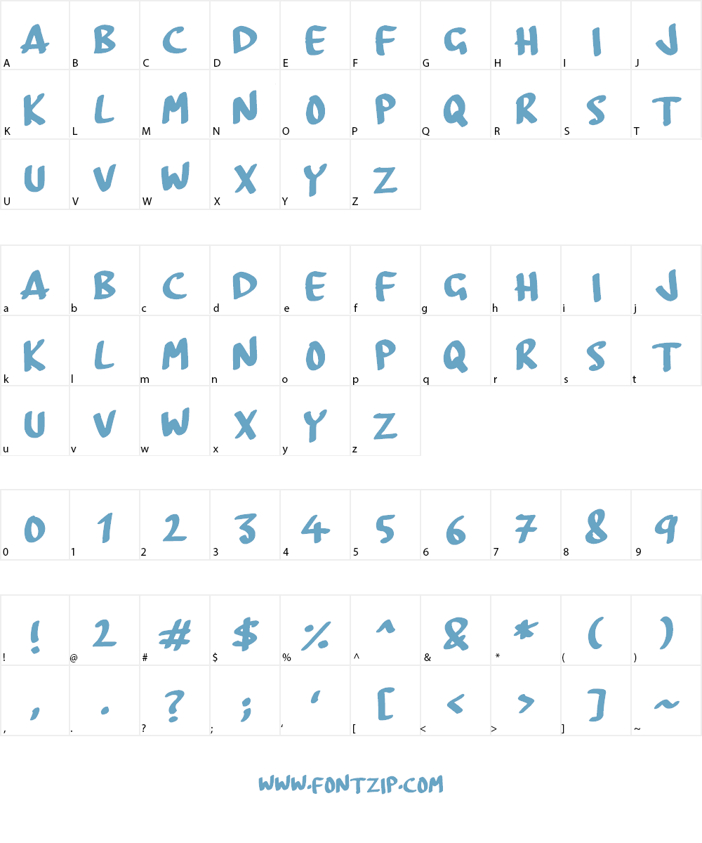 BoardMarker Font Character