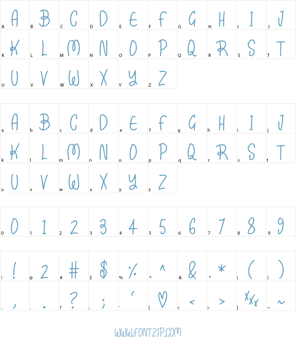 Kissy Font Character