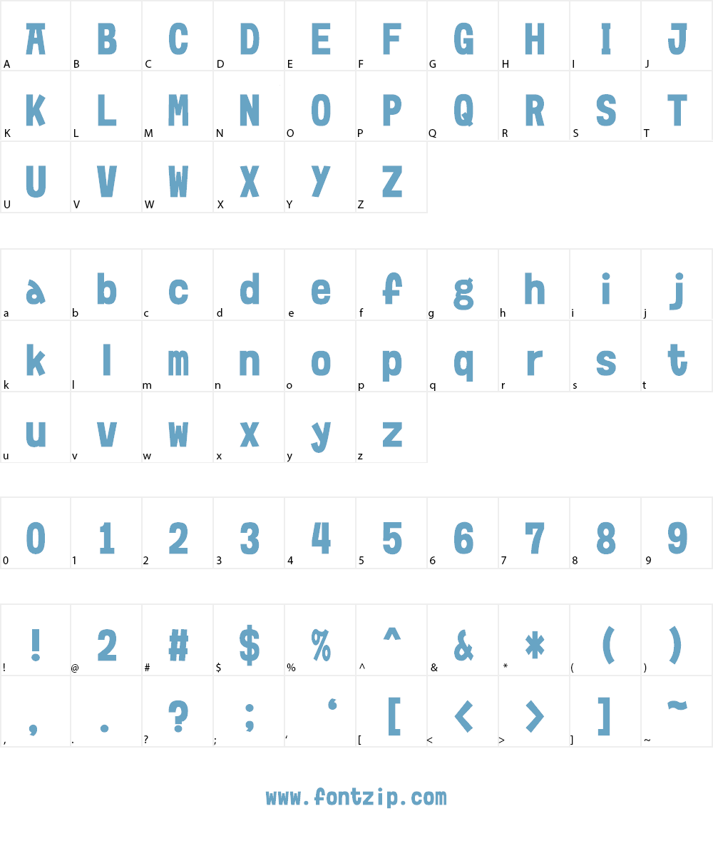 Moshimoji Font Character