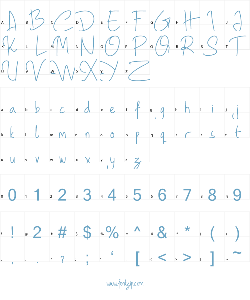 Geovana Font Character