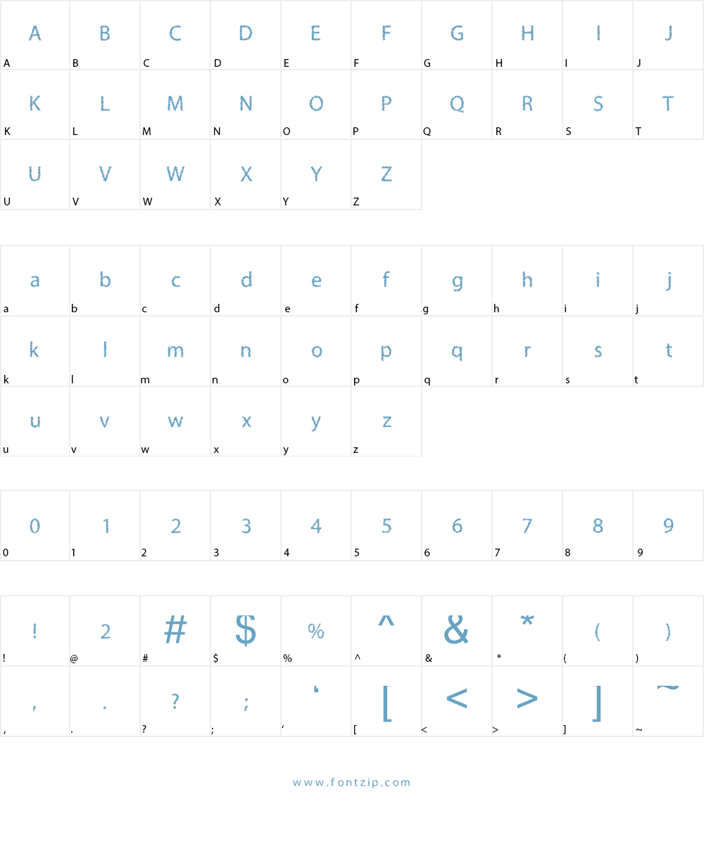 H4 Bushes Font Font Character