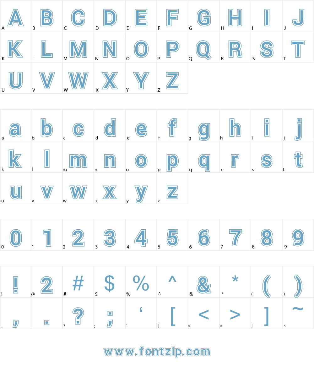 H4 Ketan Font Font Character