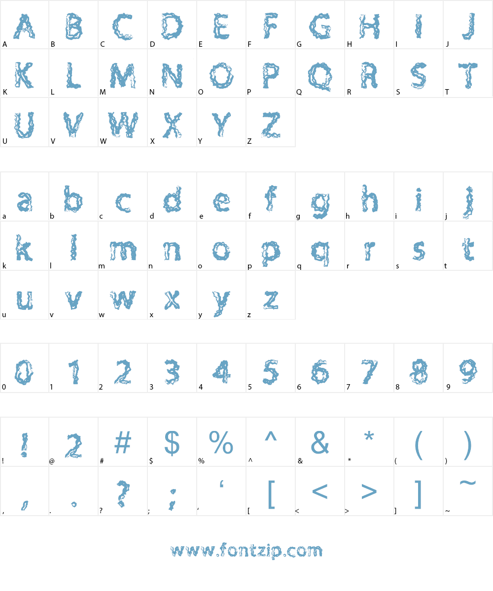 H4 Charcoal Font Font Character