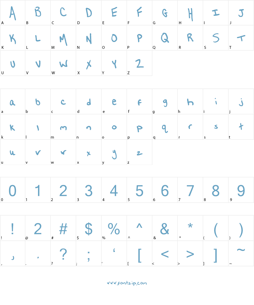Vanessa Font Character