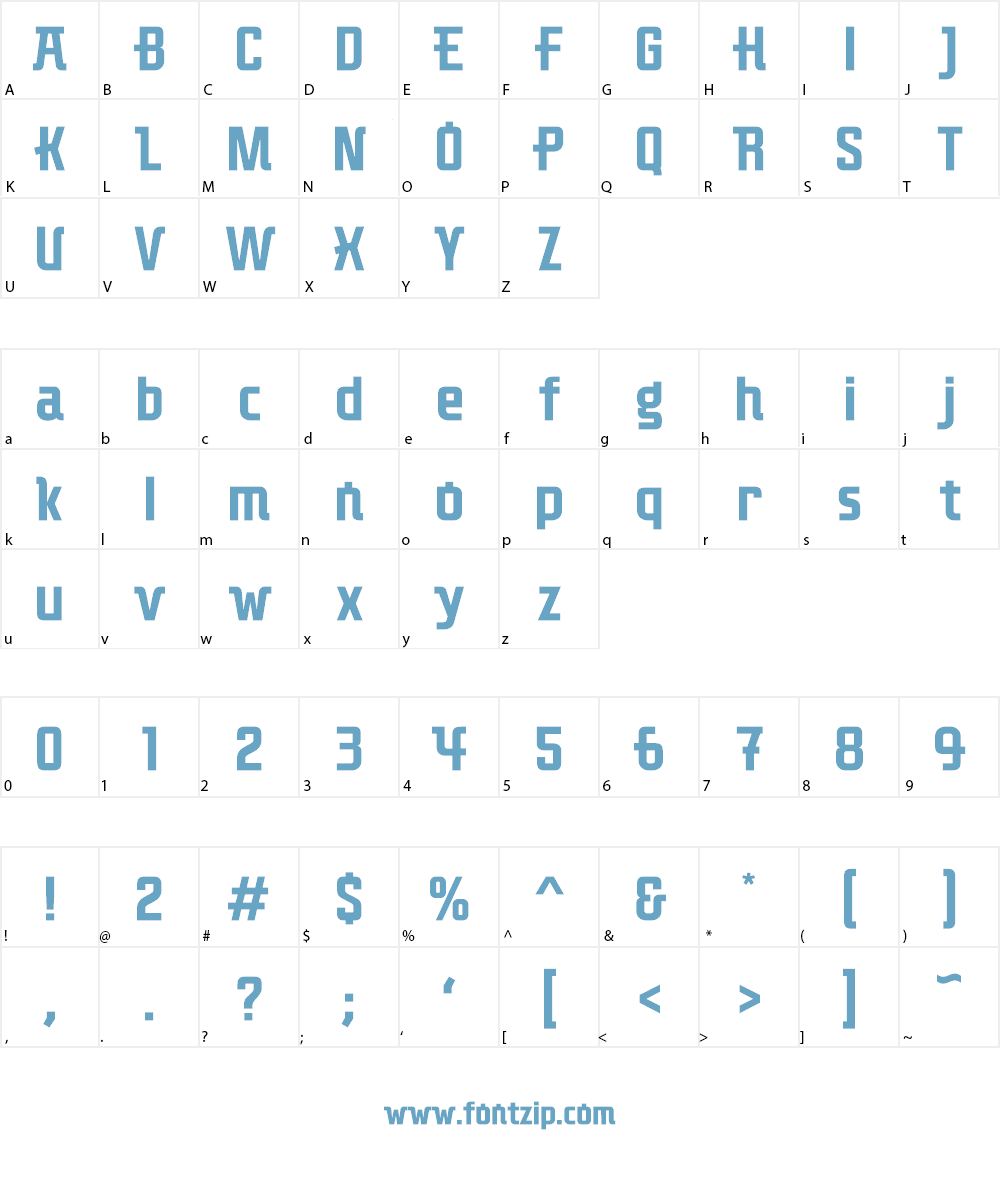 Kunoichi Font Character