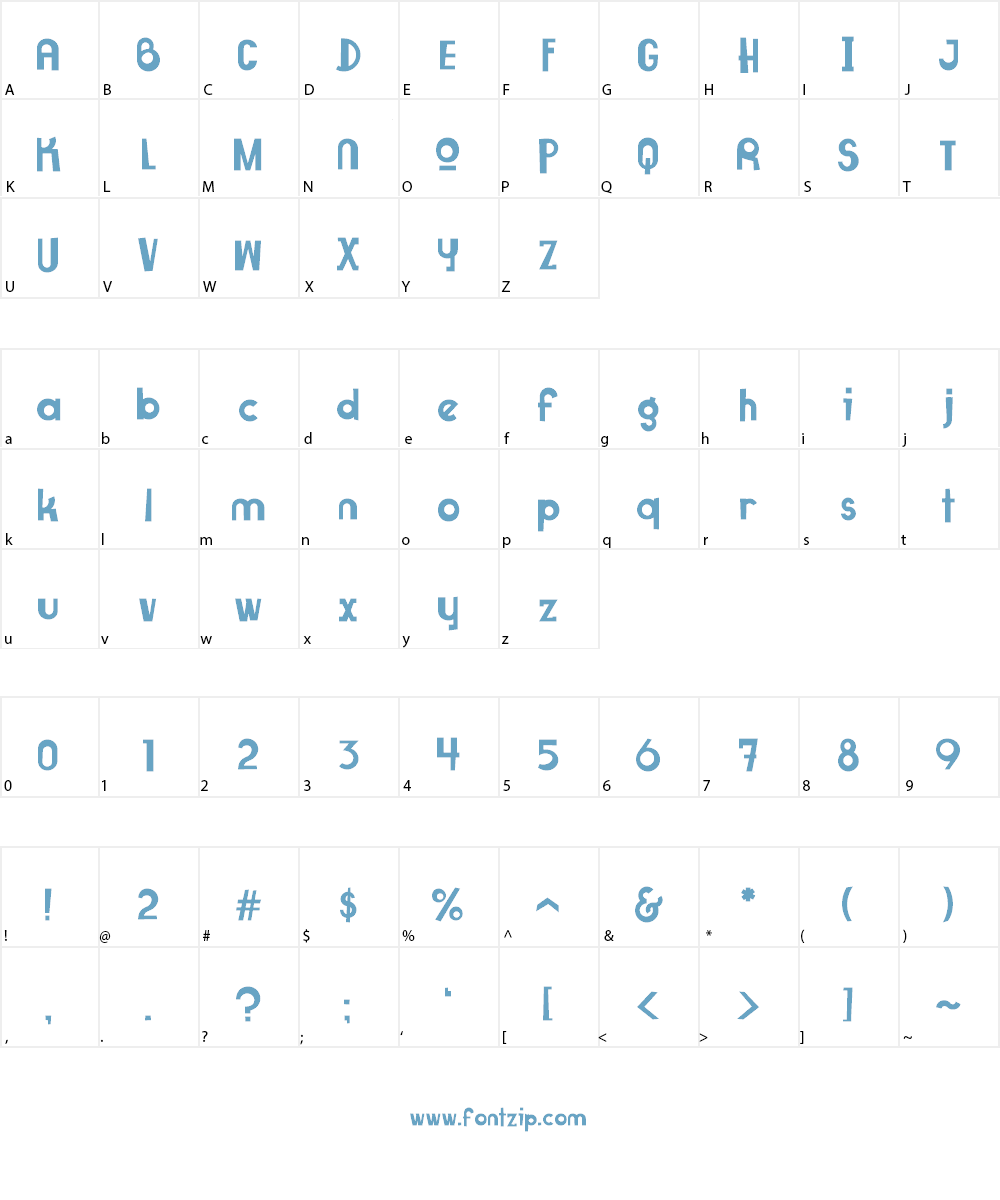 Superfruit Font Character