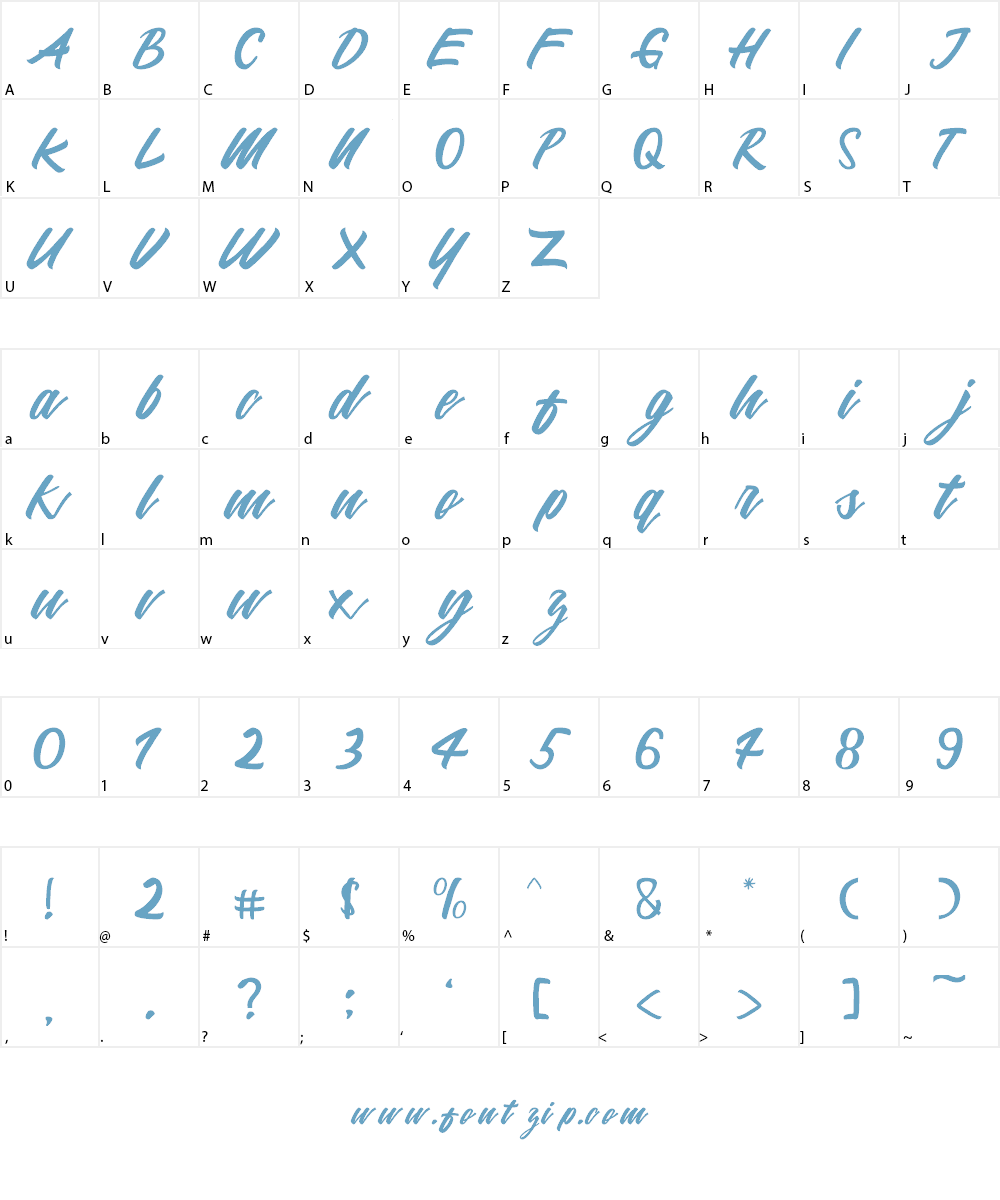 Mattilda Font Character