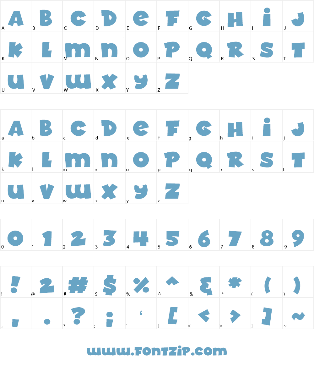 Adorable Font Character
