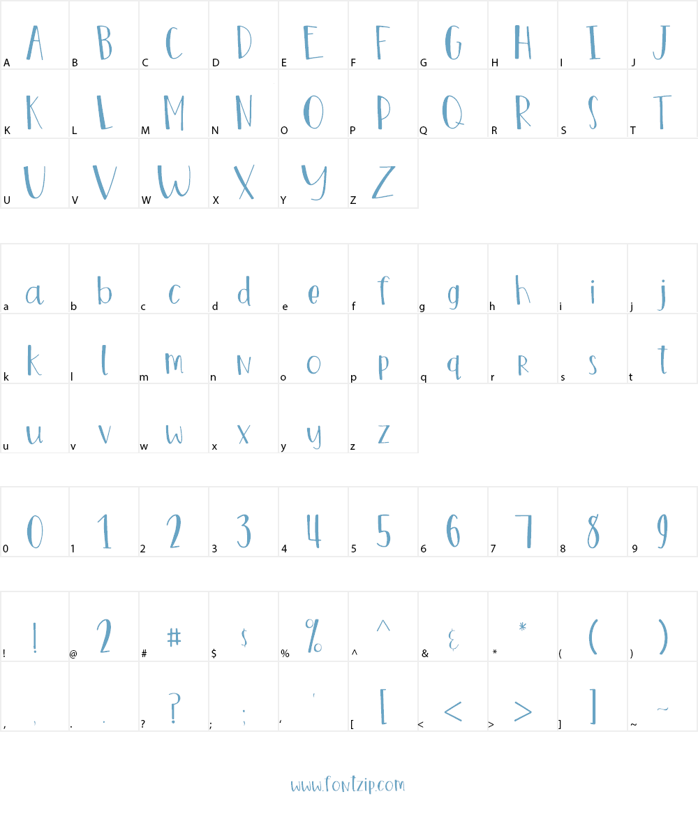 Marigold Font Character