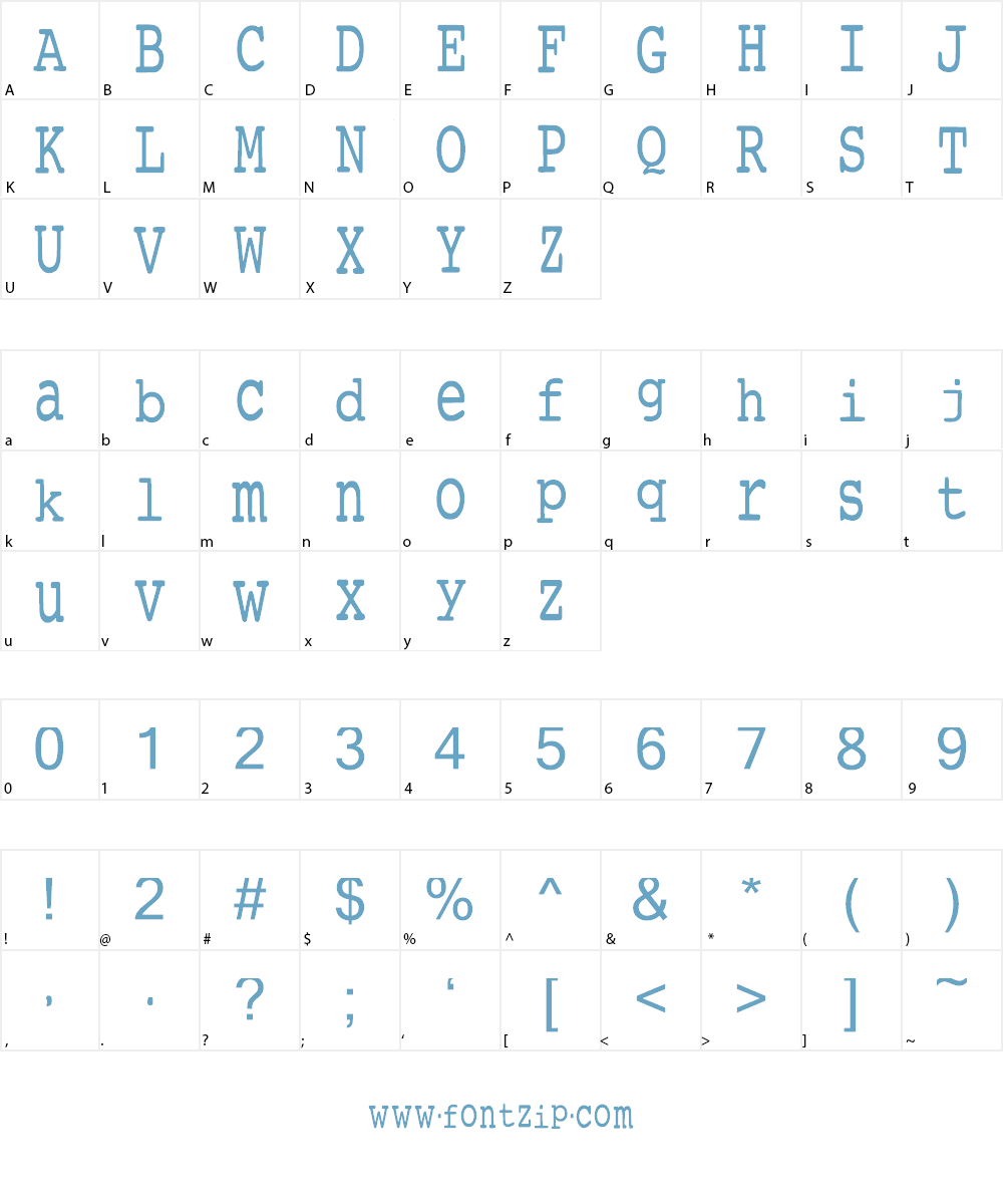Prowritingservice Font Character