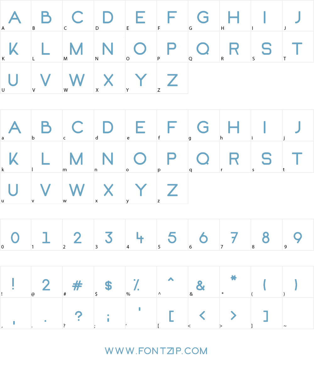KOFI Font Character