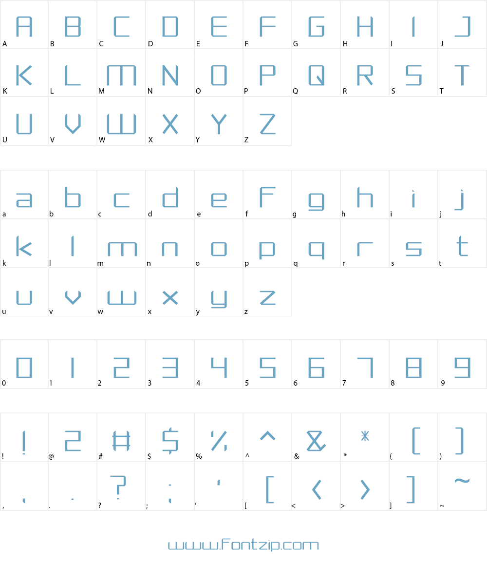 Maken Font Character