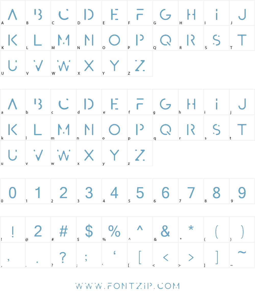 Avayx Regular Font Character
