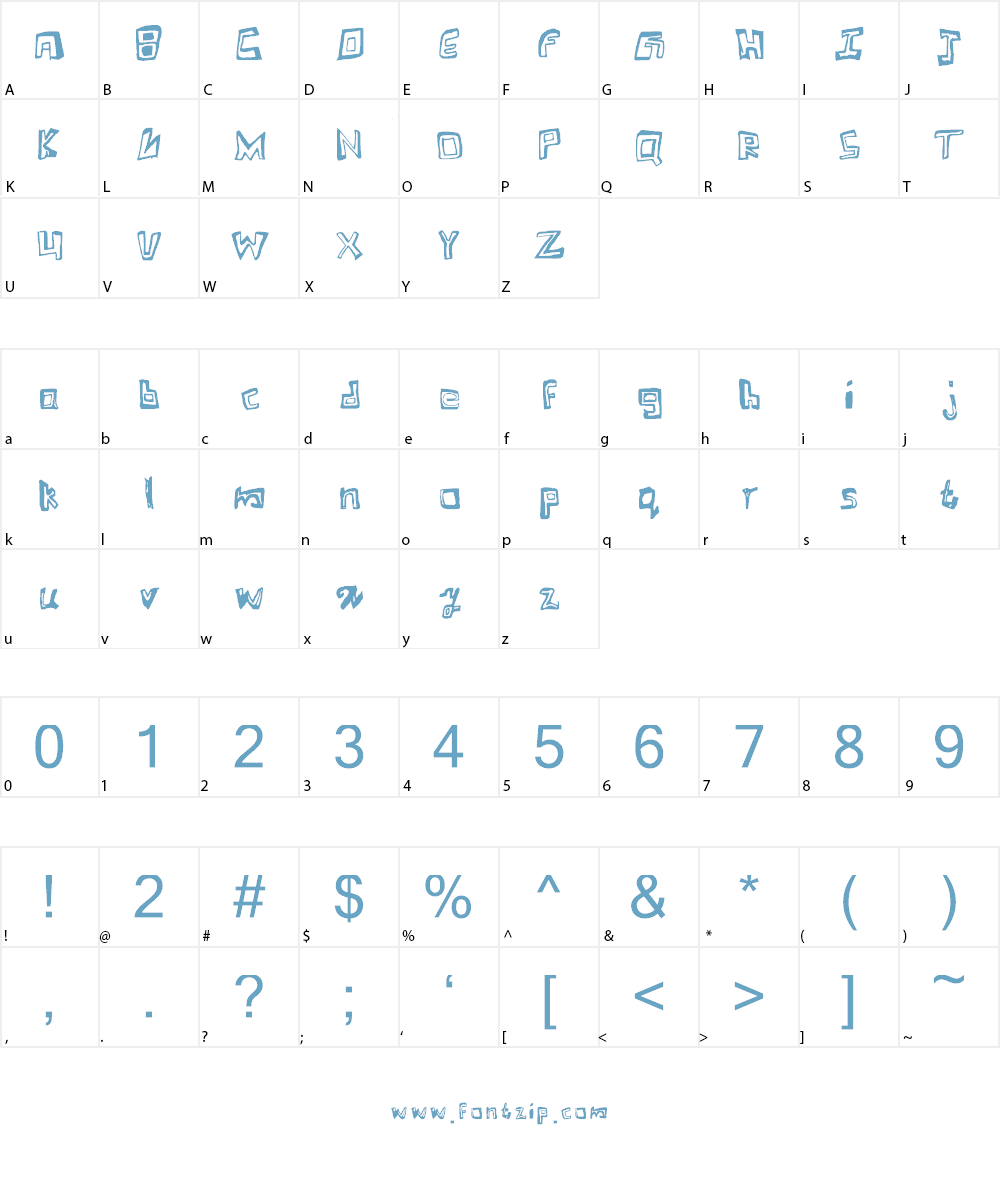 Ancient_comics_lahiru Font Character
