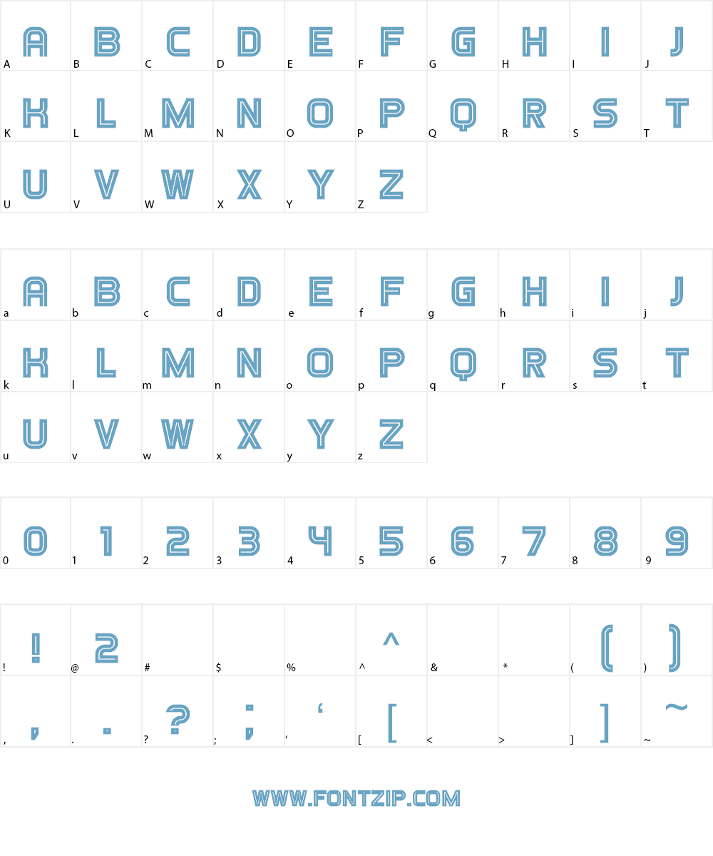 Games Font Character