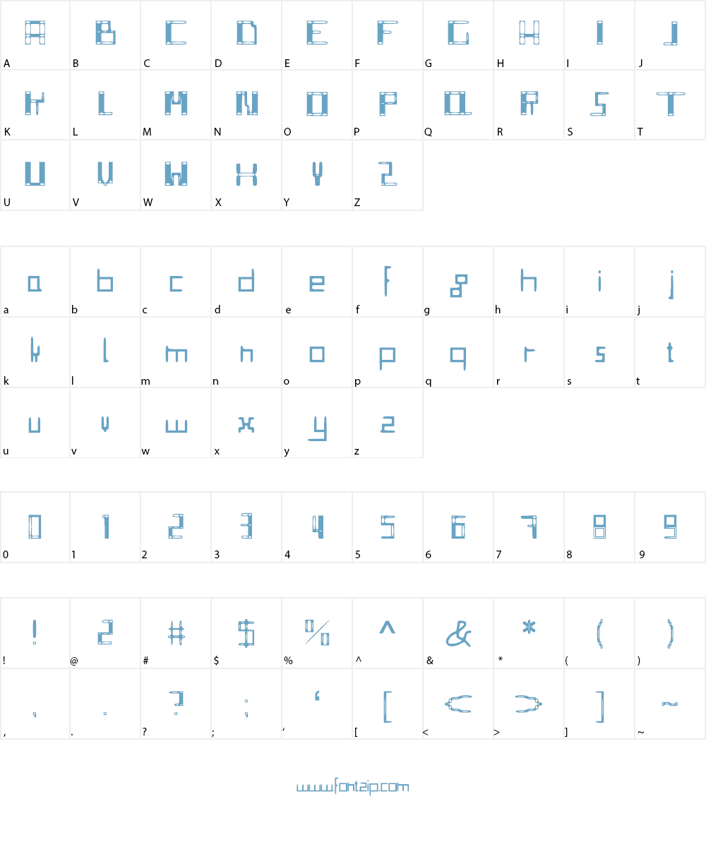 Jost_Futuristic_Style Font Character