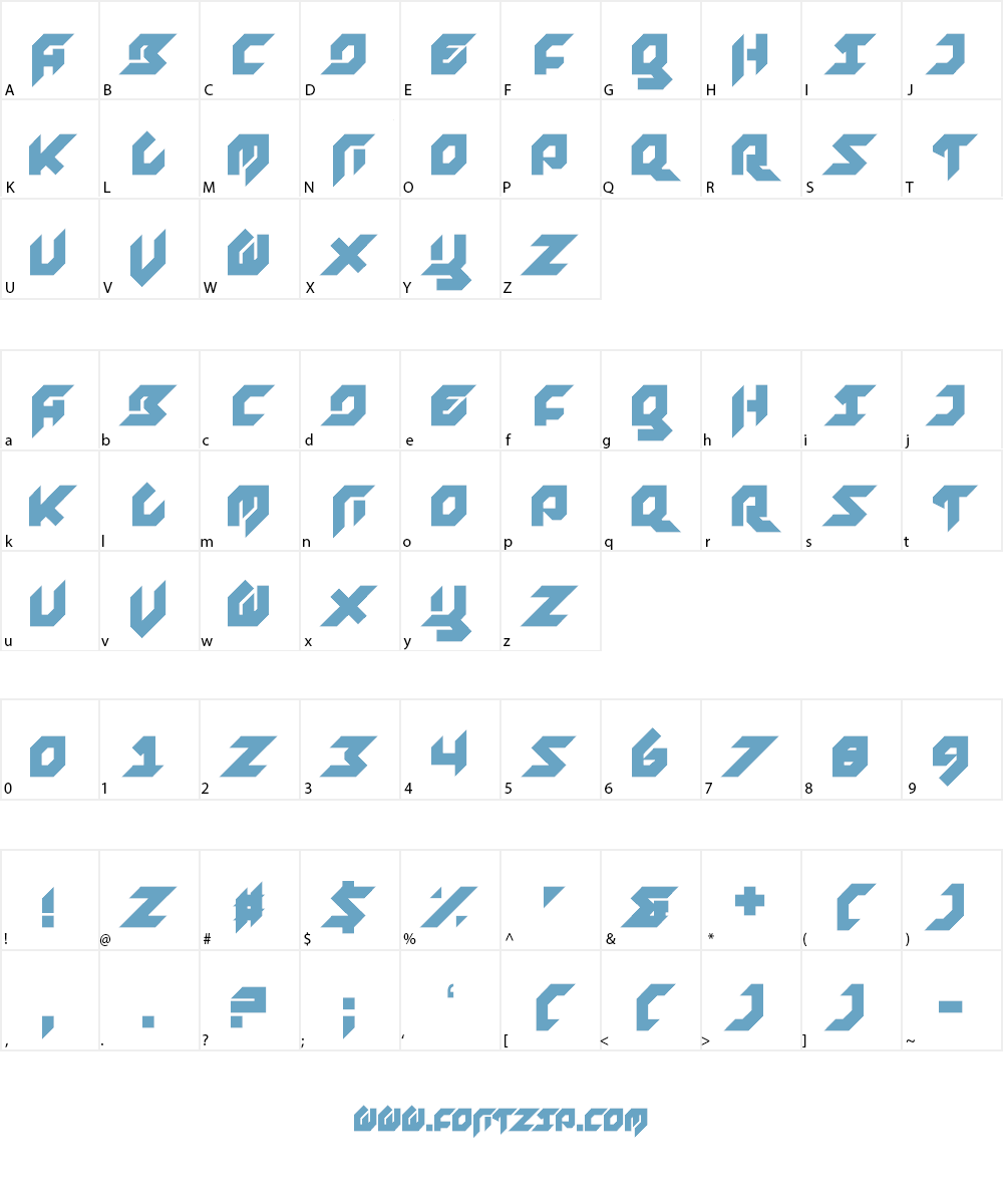 Foreplayer Font Character