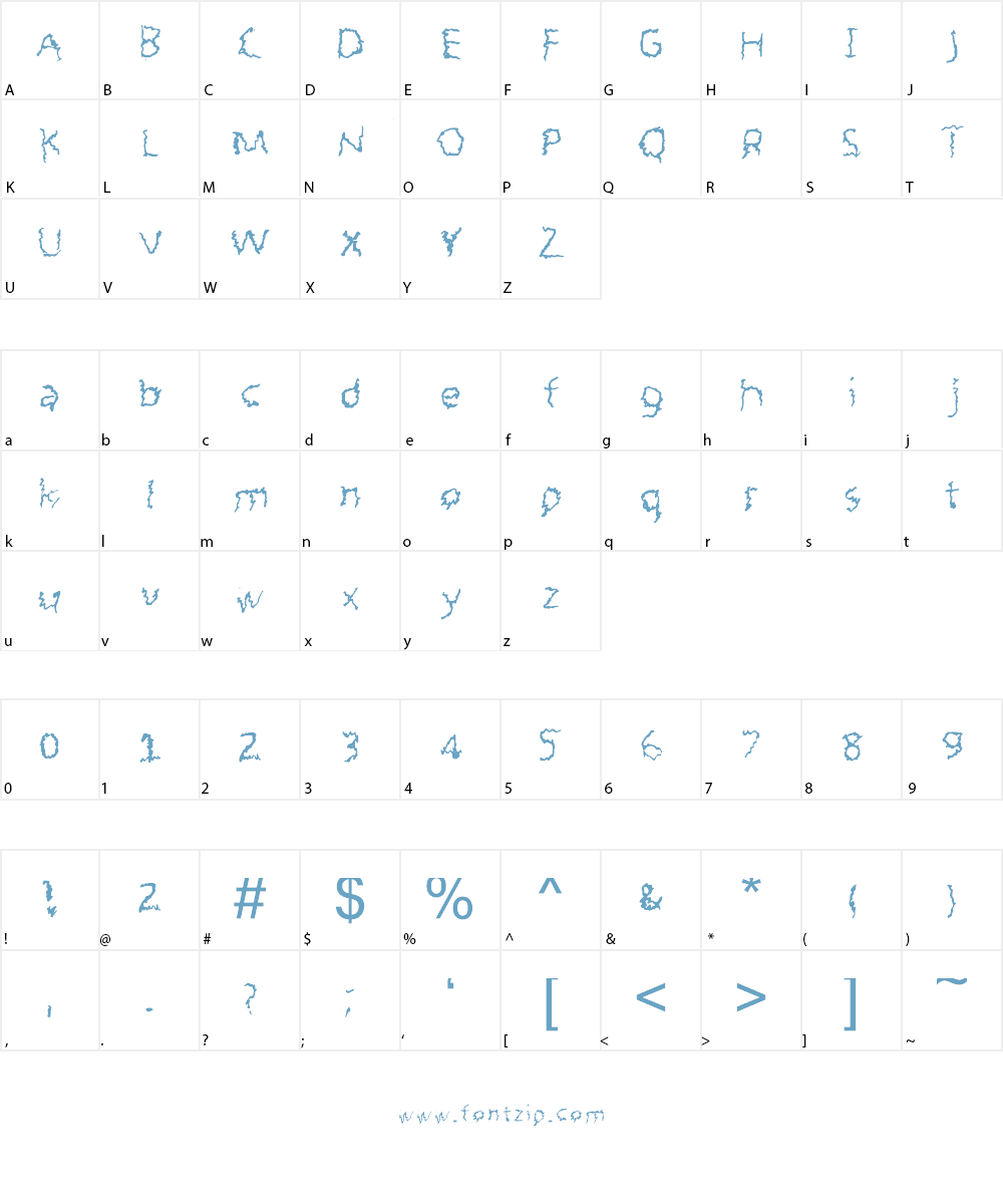Benont Font Character