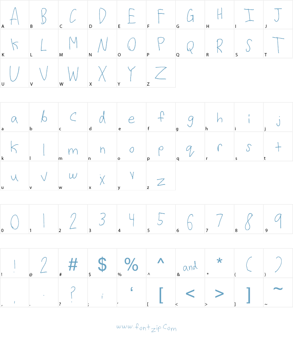 Font Font Character