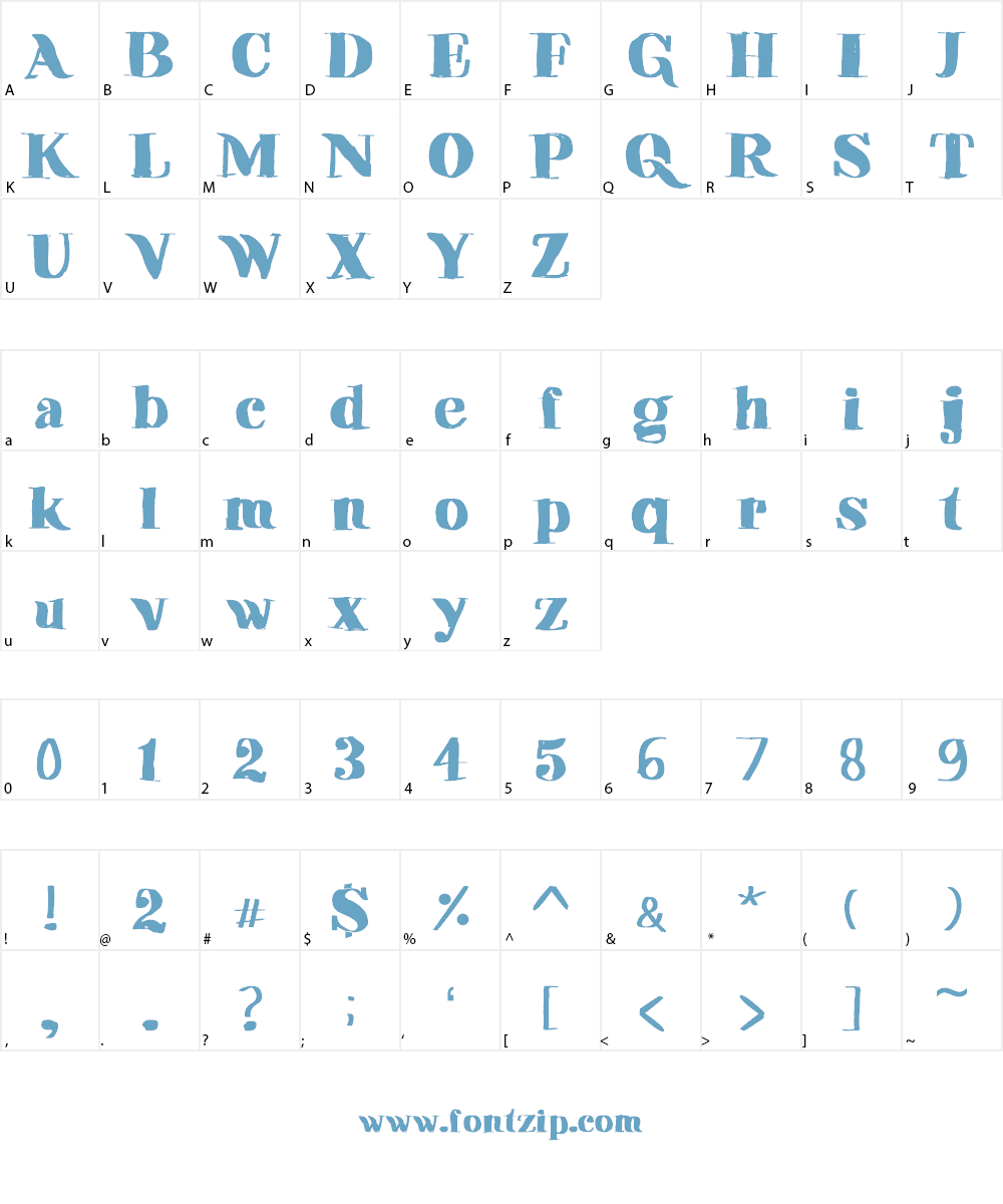 Vibers Font Character