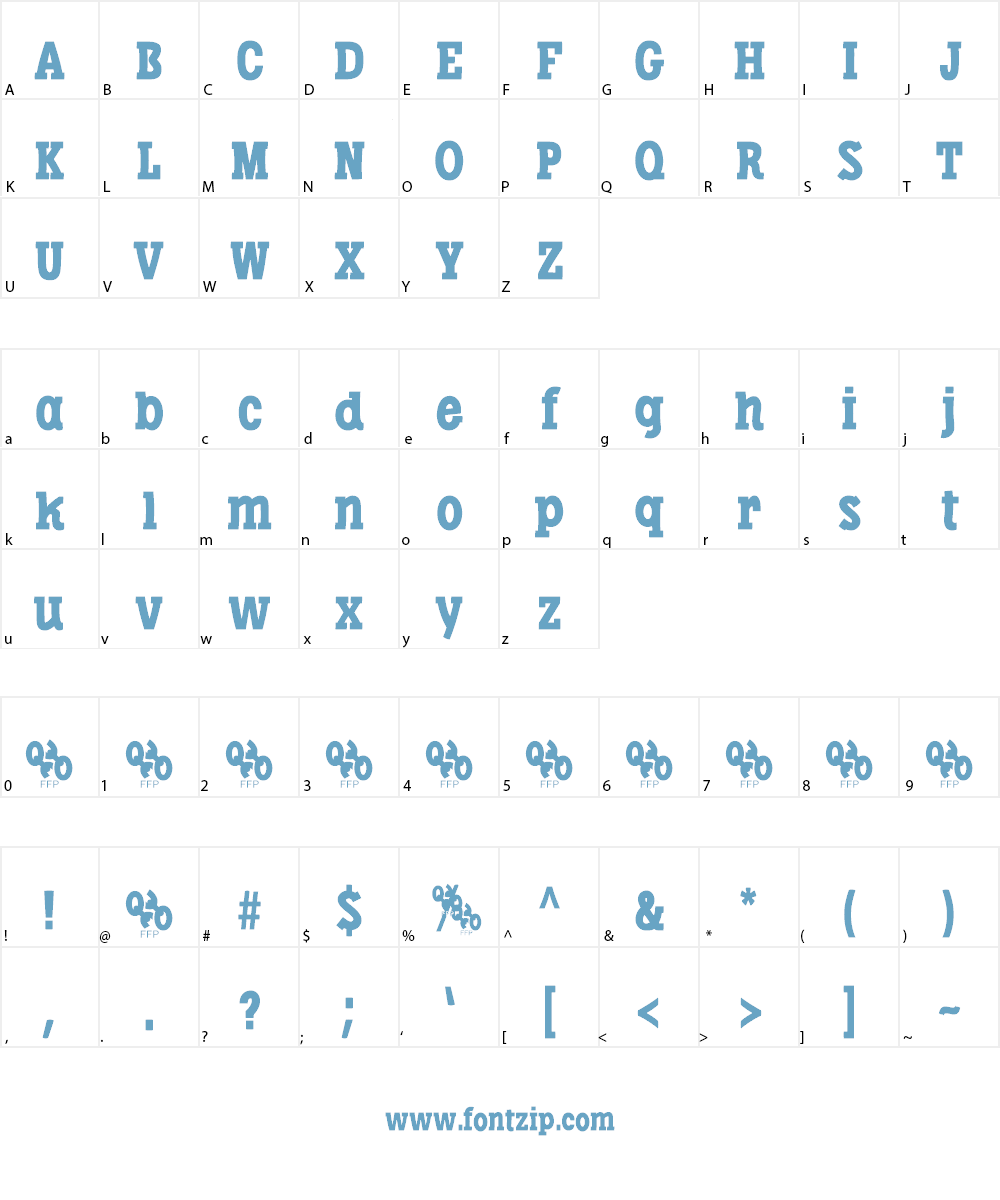 Libertatus Font Character