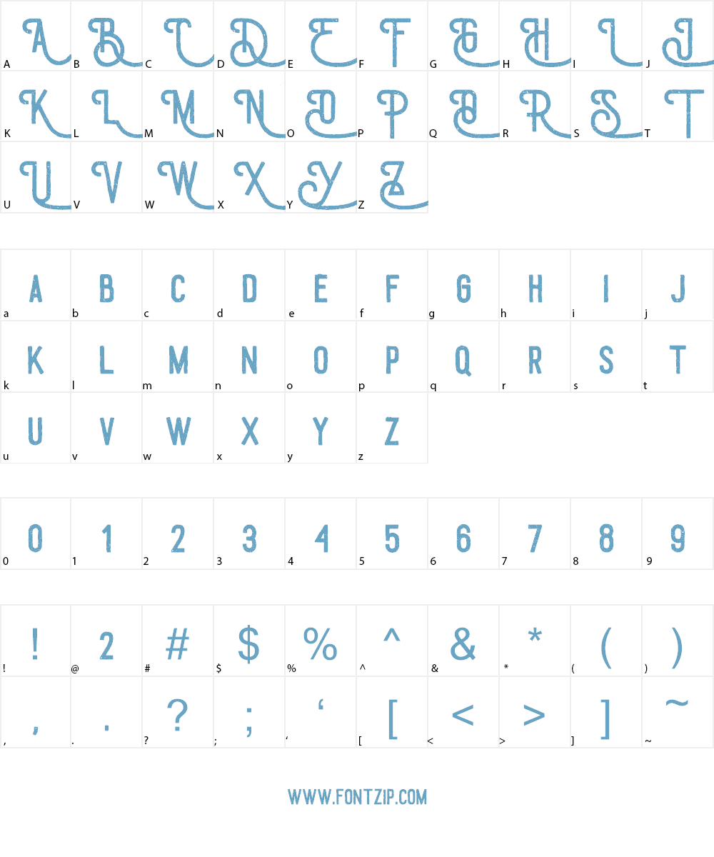 Draconian Font Character