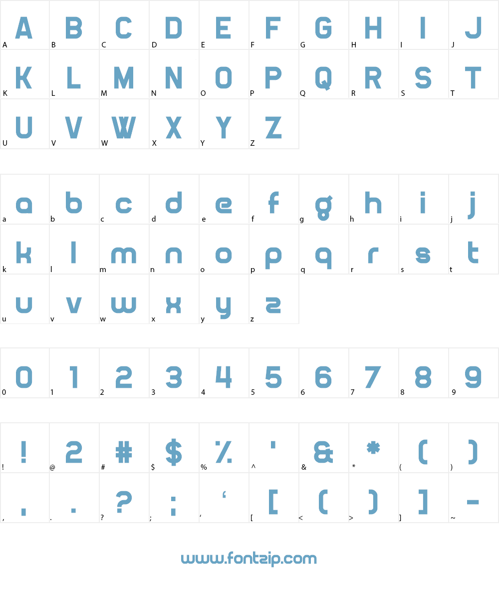 Oganesson Font Character