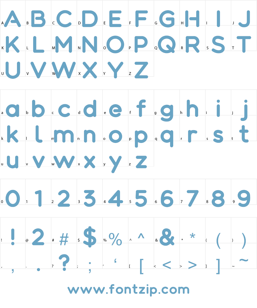 ColorTube Font Character