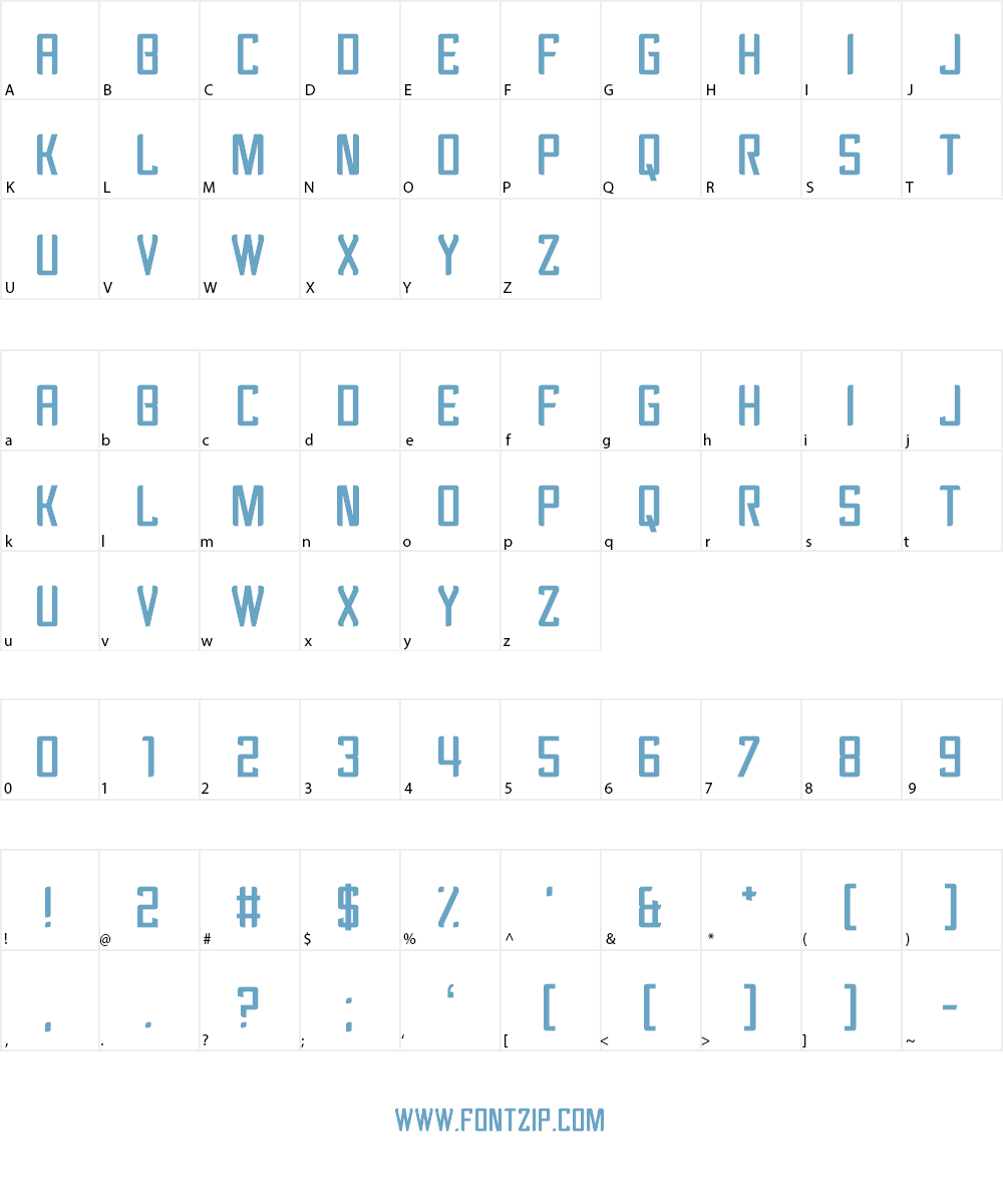 Revengeance Font Character