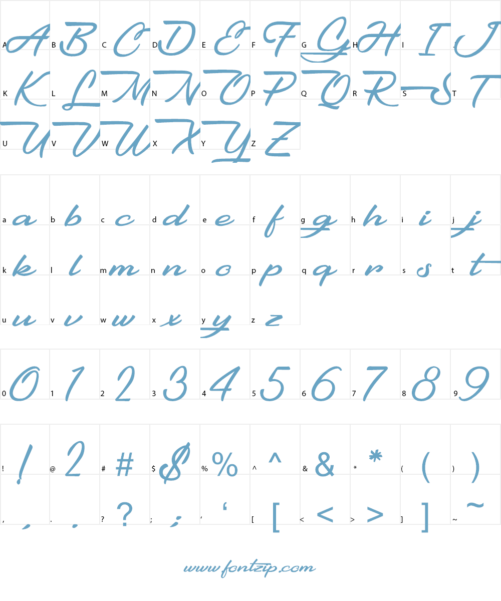 Gentlemanly Font Character