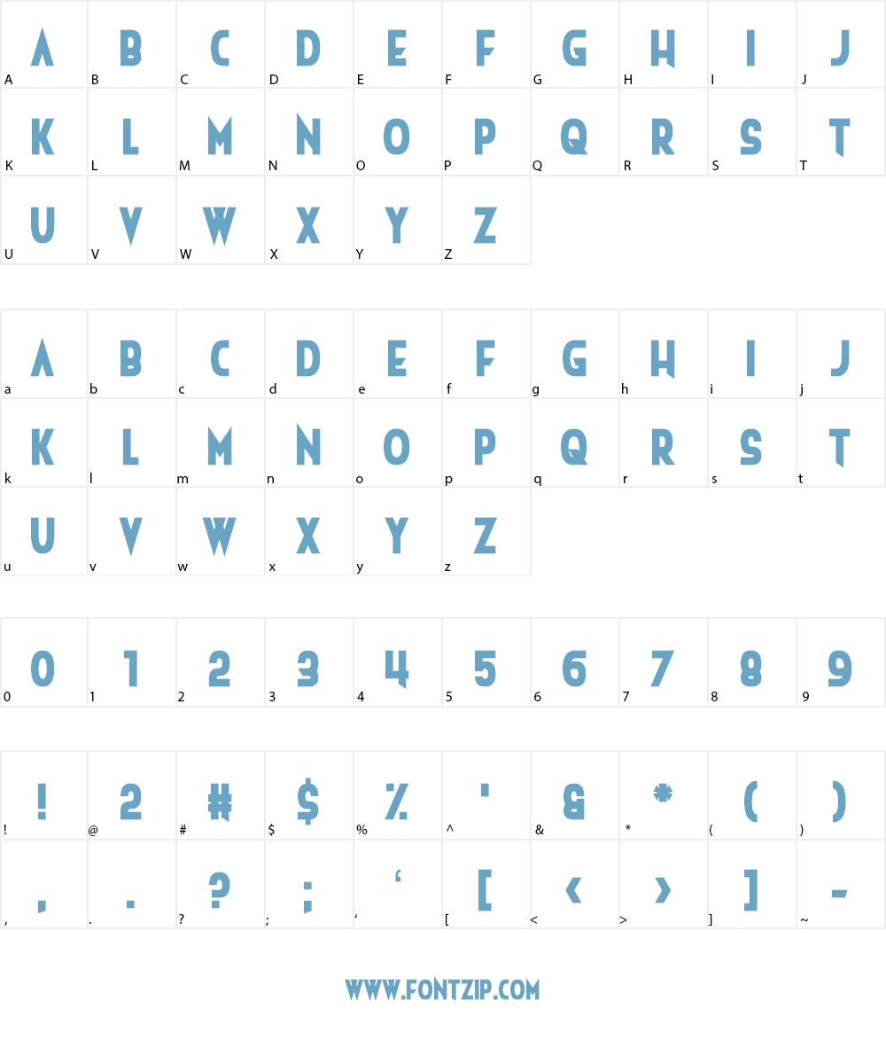 Ineptic Font Character
