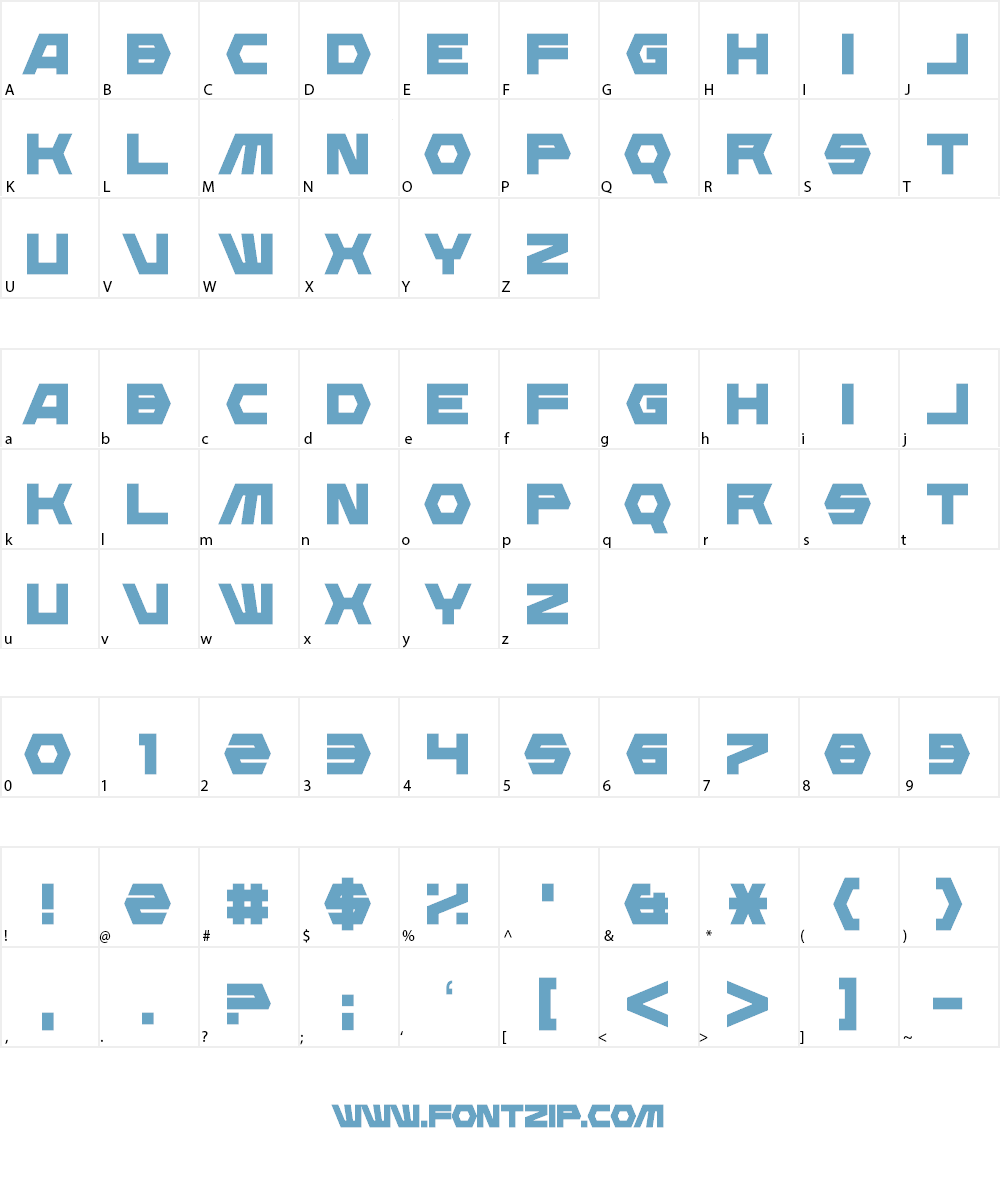 Diagon Font Character